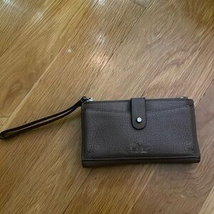 Kate spade leather wristlet